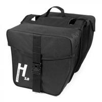 Haberland dubbele tas "basic m 3.0" double bag basic m 3.0 black - thumbnail