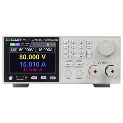 VOLTCRAFT VSPP-3030 19 labvoeding, regelbaar 0 - 300 V/DC 0 - 15 A 3000 W USB, LAN Programmeerbaar, Op afstand bedienbaar Aantal uitgangen: 1 x