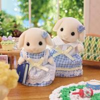 Accessoires voor poppenhuis Sylvanian Families 5735 Flora Rabbit family - thumbnail