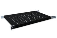 Digitus DN-97649 19 inch Apparaatbodem voor patchkast 1 HE Variabele bevestigingsrails Geschikt voor kastdiepte: 1000 mm Zwart (RAL 9005) - thumbnail