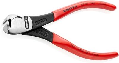 Knipex Kracht-voorsnijtang zwart geatramenteerd met kunststof bekleed 140 mm - 6701140 - thumbnail