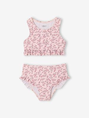 2-delig badpak voor meisjes lichtroze