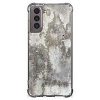 Samsung Galaxy S21 Anti-Shock Hoesje Beton Print - thumbnail