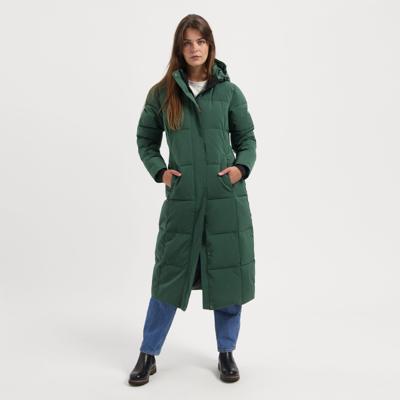 Travelin&apos; women - Puffer - Donkergroen - Maat