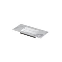 INK Post Wastafel Keramische Slab Envelop Bak Midden Zonder Kraangat - 1000x450x10 mm - Statuario Glans - thumbnail