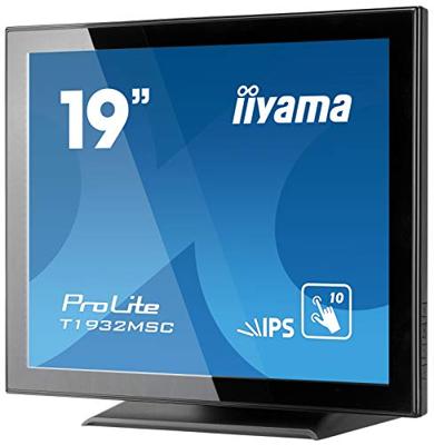 Iiyama T1932Msc-B5X Prolite Ips Led-Monitor, Sxga 10 Punten Multitouch Capacitief (Vga, Hdmi, Displayport, Usb Voor Touch, Ip54)