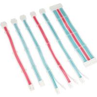 Kolink Core Adept Braided Cable Extension Kit - Brilliant White/Neon Blue/Pure Pink - thumbnail