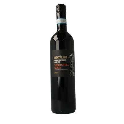 Mont Albano Nero d avola terre siciliane rood bio 750 Milliliter