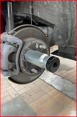 KS Tools 100.5090 Schuurtapenwielnaafschuurset, Ø 50 / 60 mm, 7-delig