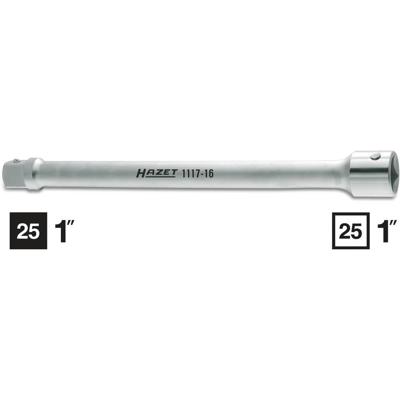 Hazet 1117-16 Dopsleutelverlenging 1 inch Aandrijving 1 (25 mm) 400 mm 1 stuk(s)