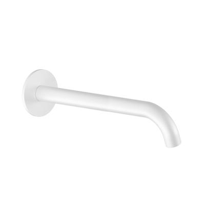 Wastafelkraan Uitloop Hotbath Cobber Rond 25 cm Mat Wit Wastafelkraan Uitloop Hotbath Cobber Rond 25 cm Mat Wit