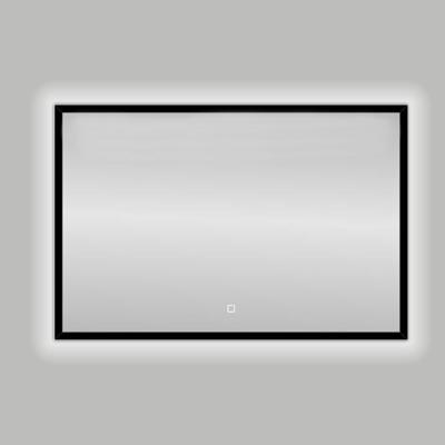 Badkamerspiegel Best Design Nero LED Verlichting 120x80 cm Mat Zwart