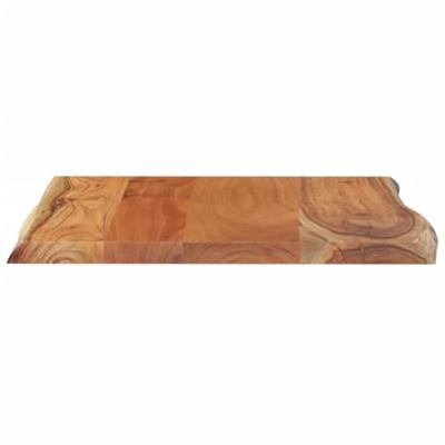 Tafelblad vierkant natuurlijke rand 60x60x2,5 cm acaciahout