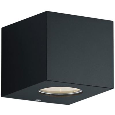 LED Buitenwandlamp 4W Mat Zwart Kunststof Tuinverlichting