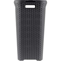 Curver Style Rieten-Look Wasmand 60L Antraciet - thumbnail