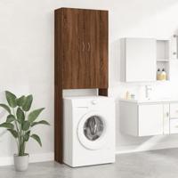 VidaXL Wasmachinekast 64x25,5x190 cm bruin eikenkleur - thumbnail