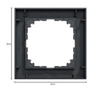 Merten MEG4010-3614 Afdekking Frame System M Antraciet 1 stuk(s) - thumbnail
