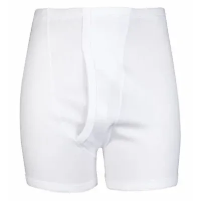 Heren sportbroek met gulp M3400 - Klassiek senioren ondergoed - 100% katoen