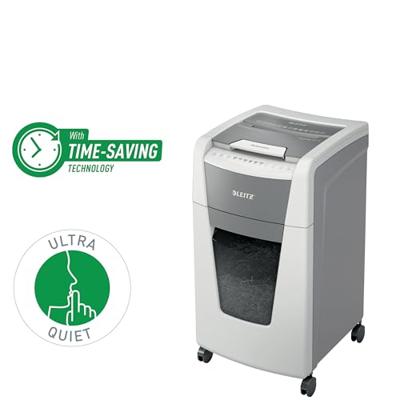 Leitz IQ Autofeed Office 300 P4 Papierversnipperaar 300 vellen Cross cut 4 x 30 mm P-4 60 l Ook geschikt voor Paperclips, Nietjes, Creditcards Leitz IQ Autofeed Office 300 P4 Papierversnipperaar 300 vellen Cross cut 4 x 30 mm P-4 60 l Ook geschikt voor Paperclips, Nietjes, Creditcards