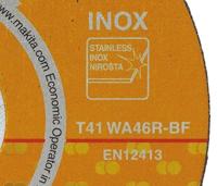 Makita Doorslijpschijf 115X1.2Mm RVS - D-65953 - thumbnail