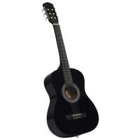 VidaXL Gitaar klassiek beginner en kinderen 3/4 36" zwart - thumbnail