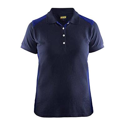 Blåkläder Dames poloshirt piqué 33901050 | Marineblauw/Korenblauw | Maat S - 7330509479377