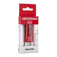 Royal Talens Amsterdam Reliëf Verf Tube 20 ml - Donkerrood 302 - thumbnail