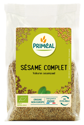 Primeal Volkoren sesamzaad bio 250 Gram Primeal Volkoren sesamzaad bio 250 Gram