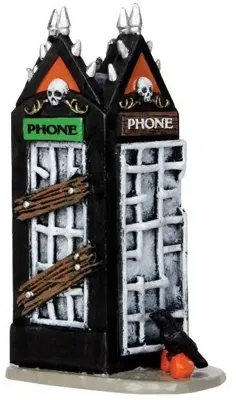 Lemax spooky phonebooth accessoire Spooky Town 2014