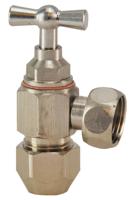 Wiesbaden Hoekstopkraan 3210 3/8x10 mm chroom - thumbnail