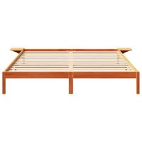 Bedframe met nachttafels Wasbruin 180 x 200 cm Wasbruin - thumbnail