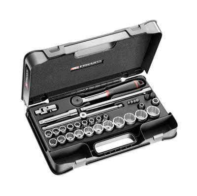 Facom koffer doppen 1/2" 12-kant, metrisch - S.446ADP