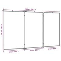 VidaXL Whiteboard magnetisch inklapbaar 180x100x1,7 cm aluminium - thumbnail
