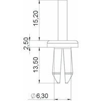 OBO Bettermann 6178525 Verzonken klinknagel (Ø) 6 mm KSN22 100 stuk(s) - thumbnail