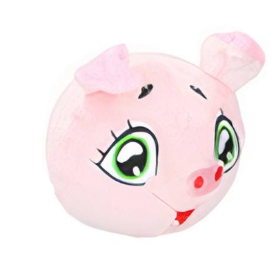 Eddy Toys bal knuffelvarken junior 9 cm pluche roze Eddy Toys bal knuffelvarken junior 9 cm pluche roze