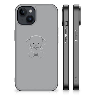 iPhone 15 Plus Hoesje Grijs Baby Olifant