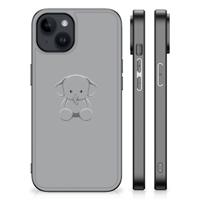 iPhone 15 Plus Hoesje Grijs Baby Olifant - thumbnail