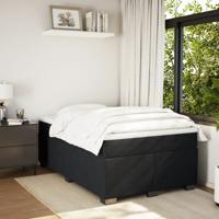 Boxspring met matras fluweel zwart 120x200 cm - thumbnail