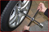 KS Tools 518.1154 Wielkruissleutel met glijscharnier voor personenautos, 1/2 x17x19x21mm - thumbnail