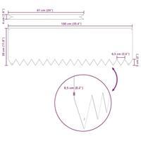Tuinrand 30 pcs Zilver 100 x 0.05 x 20 cm Gegalvaniseerd staal - thumbnail