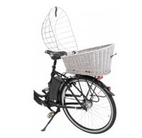 TRIXIE FIETSMAND BAGAGEDRAGER MET ROOSTER GRIJS 55X35X49 CM - thumbnail