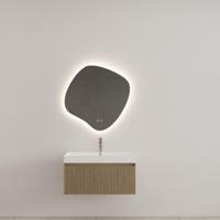 Douchebak BWS Renovi 120x90x3 cm Composietsteen Mat Zwart - thumbnail