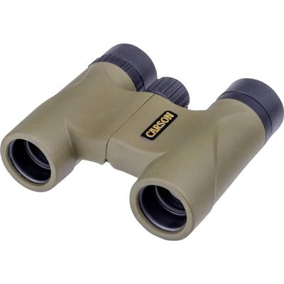 Carson Stinger 8x22mm Compact en Lichtgewicht Verrekijker voor Reizen, Vogels Kijken, Natuur, Safari’s, Concerten en Sportevenementen (HW-822), Olijfgroen