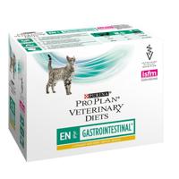 Purina Pro Plan Veterinary Diets EN GASTROINTESTINAL | Dubbel Pakket | 2 x 10 x 85g | Natvoer voor Volwassen Gevoelige Katten in Vershoudzakjes | Bij gastro-intestinale aandoeningen - thumbnail