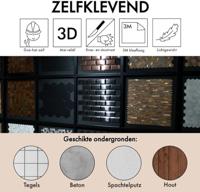 Mozaïek Isodeco Steenstrip Klassiek Zelfklevend 29.0x29.0 cm Roest Bruin Isodeco - thumbnail