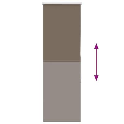 Rolgordijn verduisterend koffie 60x130 cm stofbreedte 55,7 cm