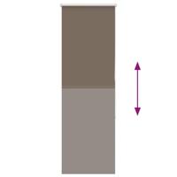 Rolgordijn verduisterend koffie 45x150 cm stofbreedte 40,7 cm - thumbnail