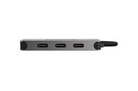 Sitecom CN-385 interface hub USB 3.2 Gen 1 (3.1 Gen 1) Type-C 5000 Mbit/s Aluminium, Zwart - thumbnail