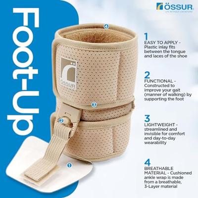 Össur Foot-Up Klapvoetbrace - L - Beige