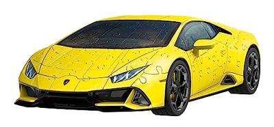 Ravensburger 3d puzzel lamborghini huracan evo giallo, 108st. Ravensburger 3d puzzel lamborghini huracan evo giallo, 108st.